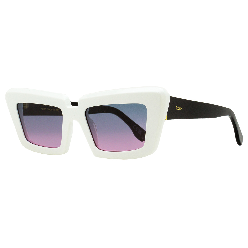Retrosuperfuture Pointed Sunglasses Coccodrillo ZV5 White/Black 57mm